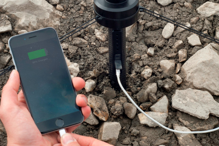 Wind turbines for phone charging